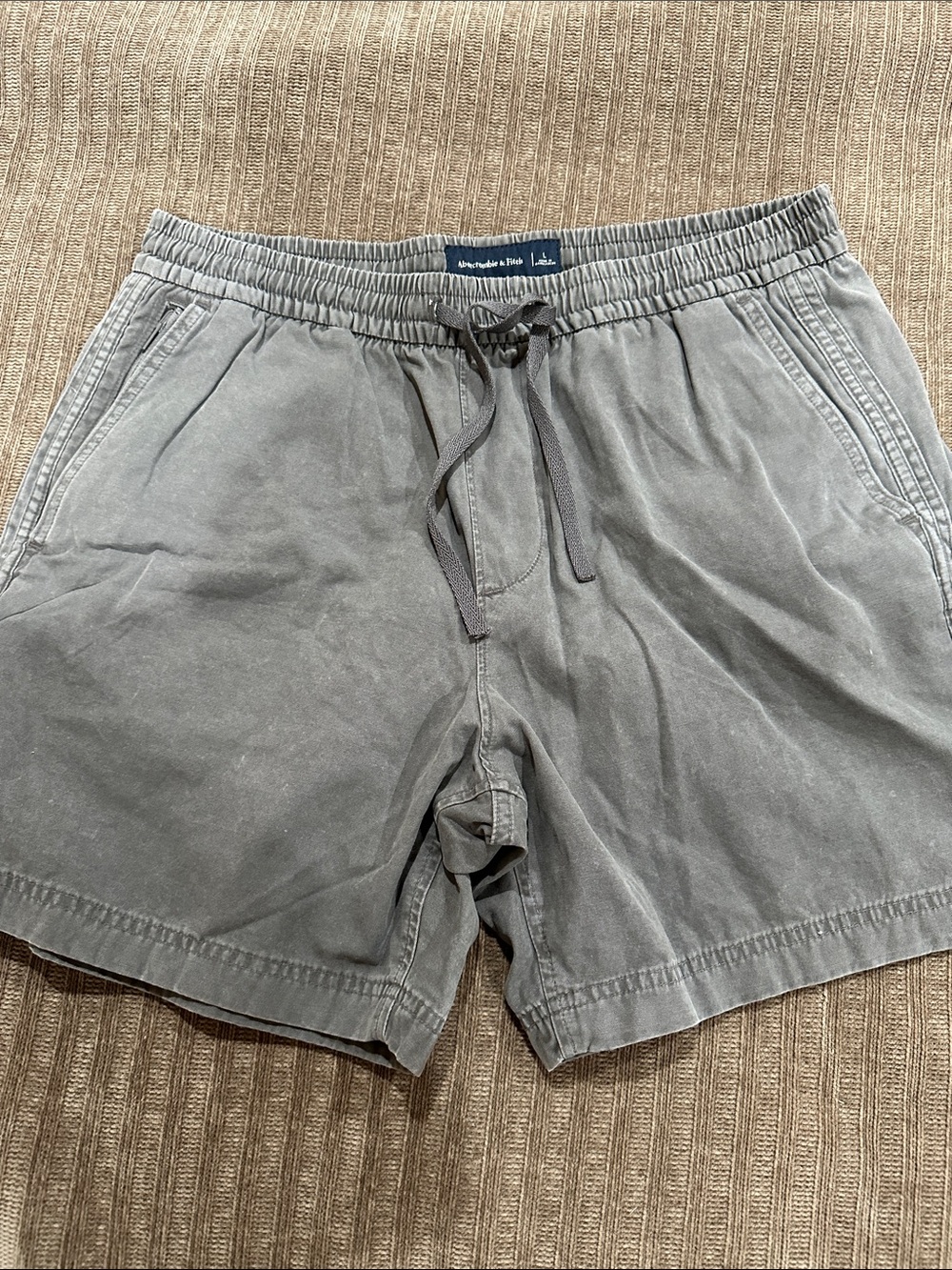 Abercrombie vintage Gray Drawstring Shorts